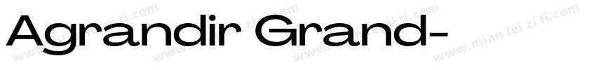 Agrandir Grand字体转换